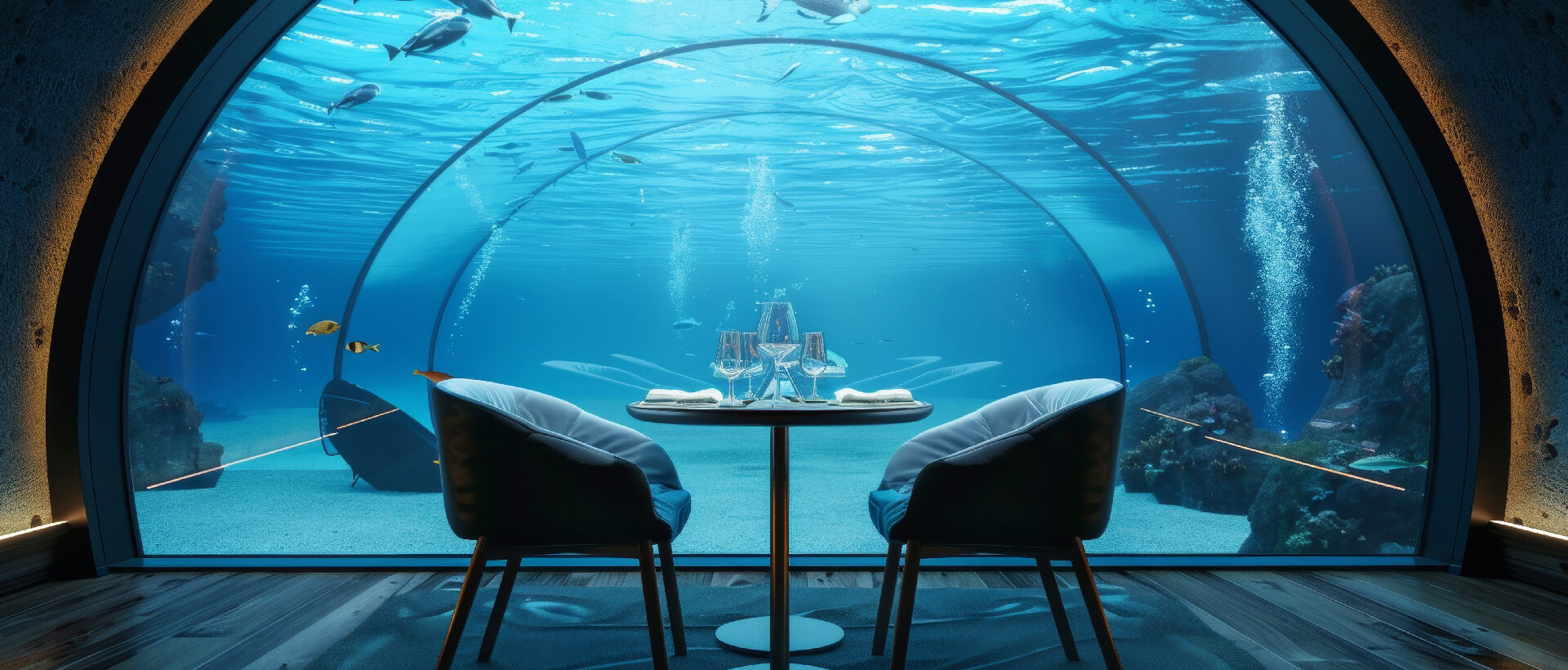 TGZ Exclusive - Luxury Travel Private Villa & Household - Experience Underwater Dining Experience