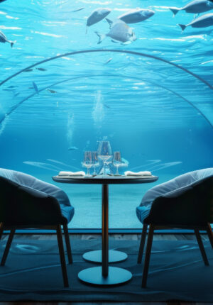 TGZ Exclusive - Luxury Travel Private Villa & Household - Experience on-site Underwater Dining Experience