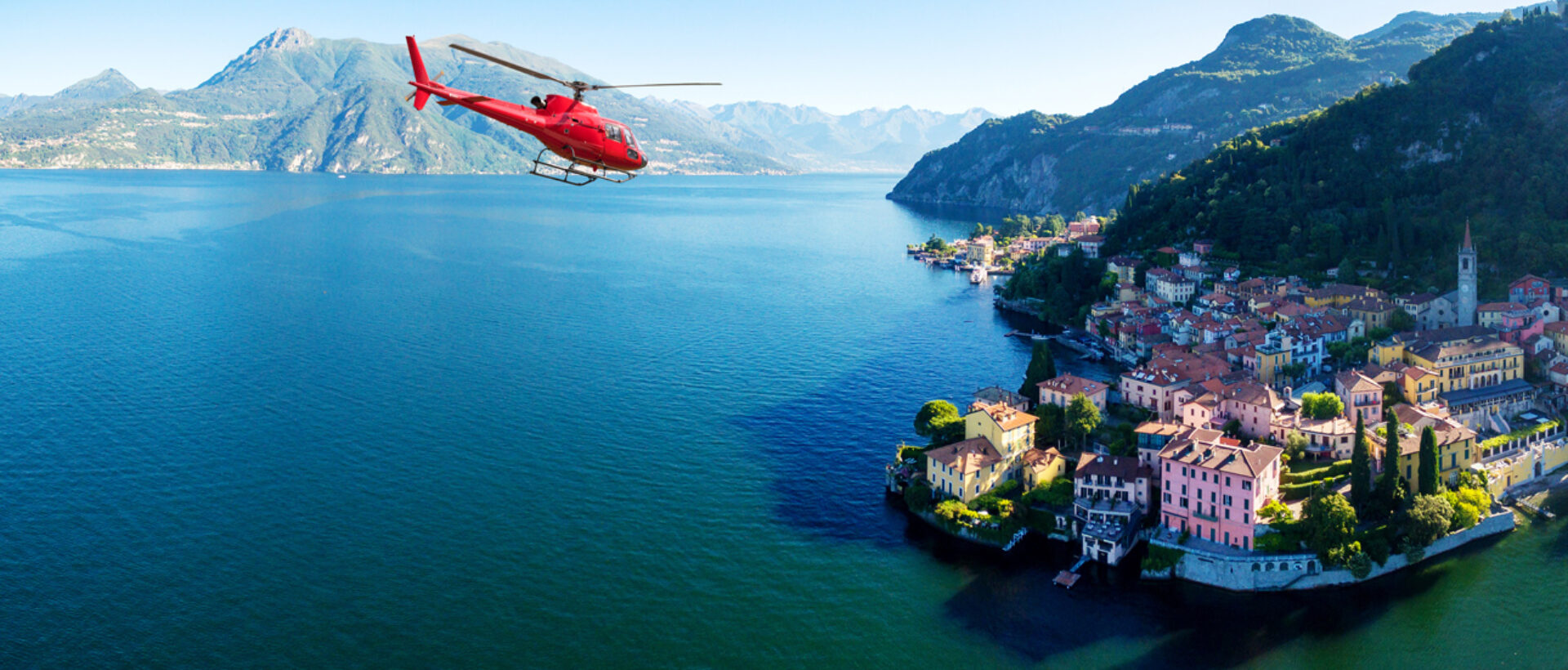 TGZ Exclusive - Luxury Travel Private Villa & Household - Experience Lake Como Helicopter tour